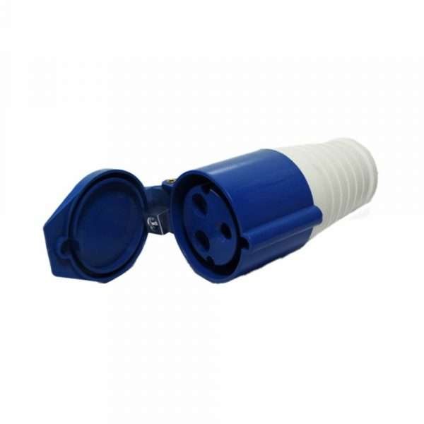 TOMA AEREA AZUL CNC 32A IP44 2P+T 220V - Imagen 2